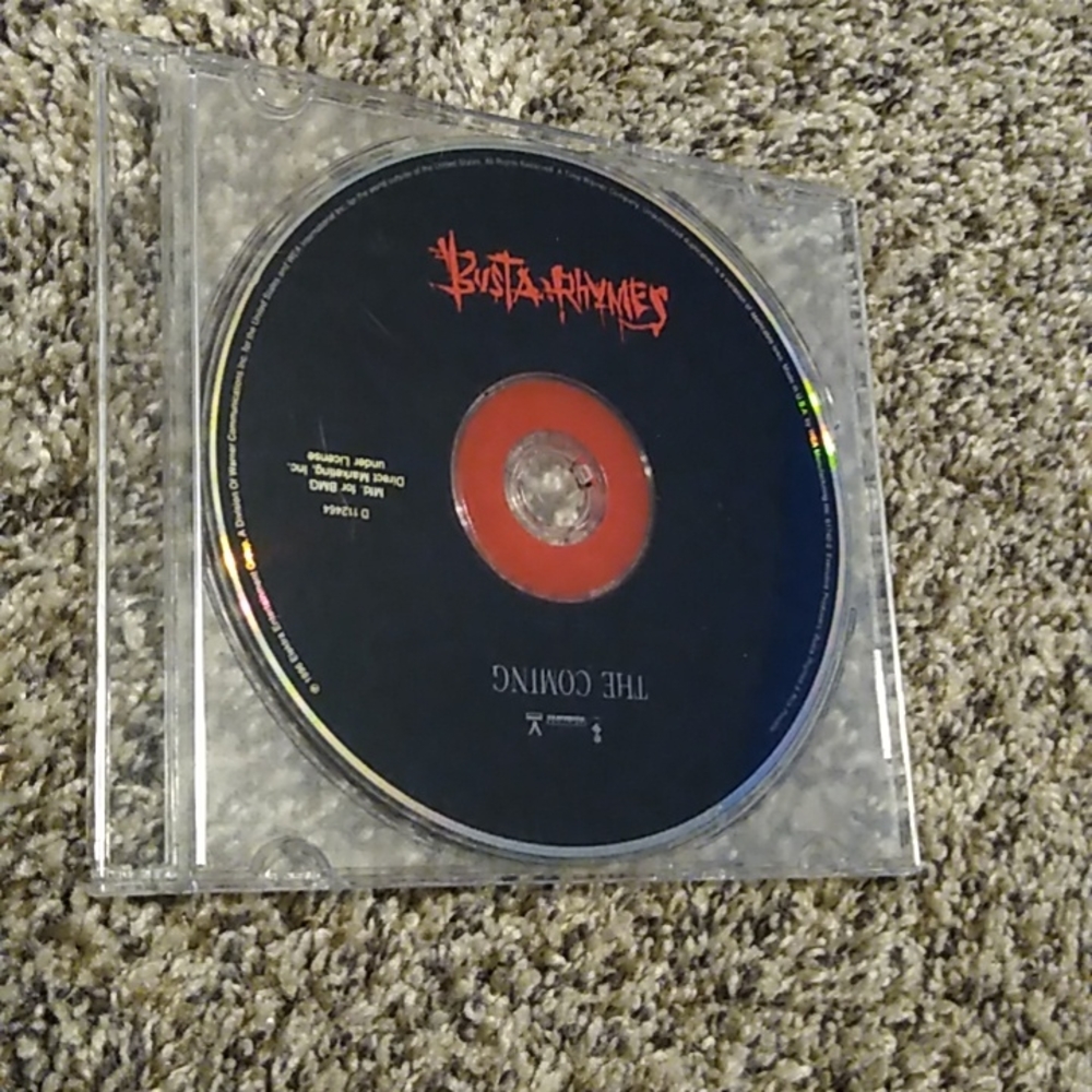 Busta Rhymes "The Coming" CD (Missing Cover)